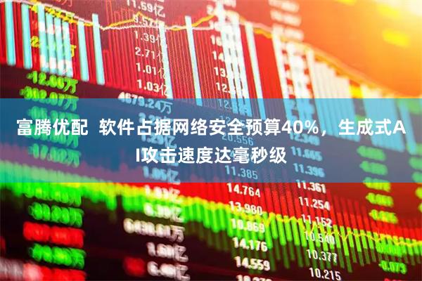 富腾优配  软件占据网络安全预算40%，生成式AI攻击速度达毫秒级