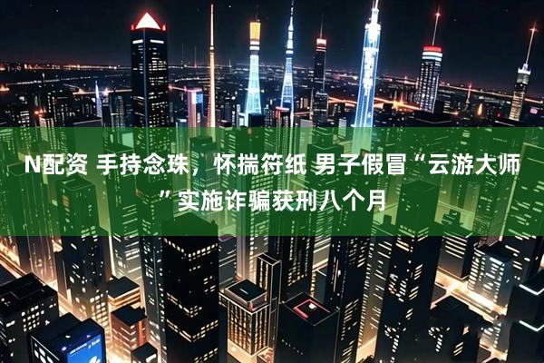 N配资 手持念珠，怀揣符纸 男子假冒“云游大师”实施诈骗获刑八个月
