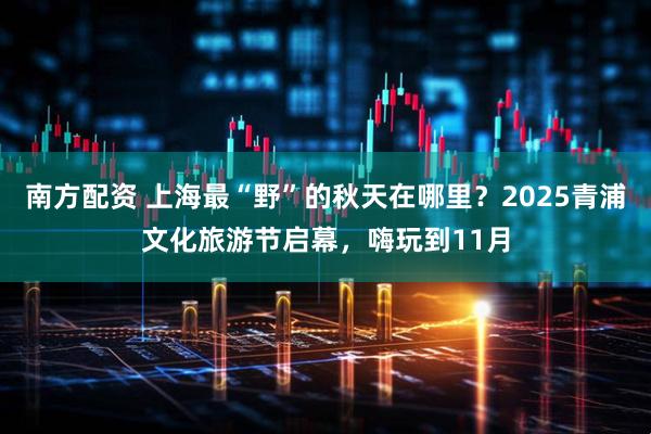 南方配资 上海最“野”的秋天在哪里？2025青浦文化旅游节启幕，嗨玩到11月