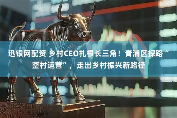 迅银网配资 乡村CEO扎根长三角！青浦区探路“整村运营”，走出乡村振兴新路径