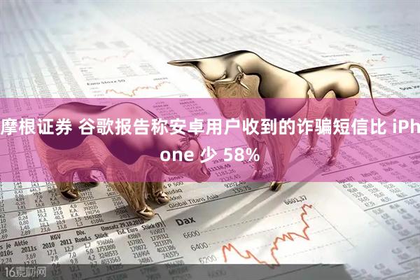 摩根证券 谷歌报告称安卓用户收到的诈骗短信比 iPhone 少 58%