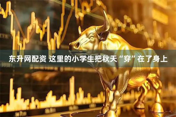 东升网配资 这里的小学生把秋天“穿”在了身上