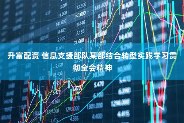 升富配资 信息支援部队某部结合转型实践学习贯彻全会精神