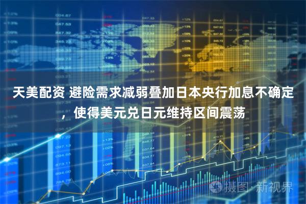 天美配资 避险需求减弱叠加日本央行加息不确定，使得美元兑日元维持区间震荡